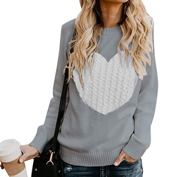 Beautiful woman knitted sweater long sleeve - Picture 2 of 8